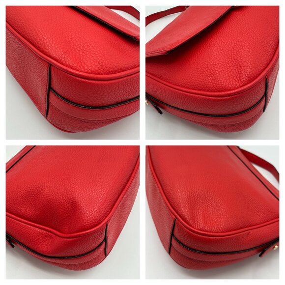 EUC Kate Spade Red Alecia Mulberry Street Messenger Top Handle Crossbody Bag - Picture 8 of 14